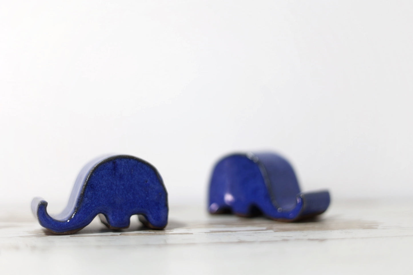 
                  
                    Cobalt Elephant Phone and Business Card Stand
                  
                
