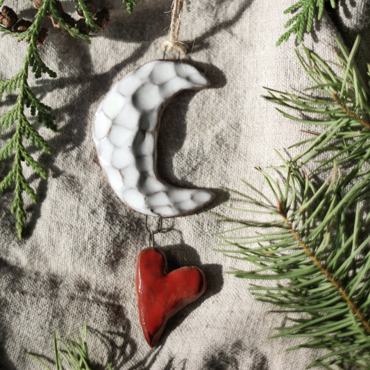 Love you to the moon ornament