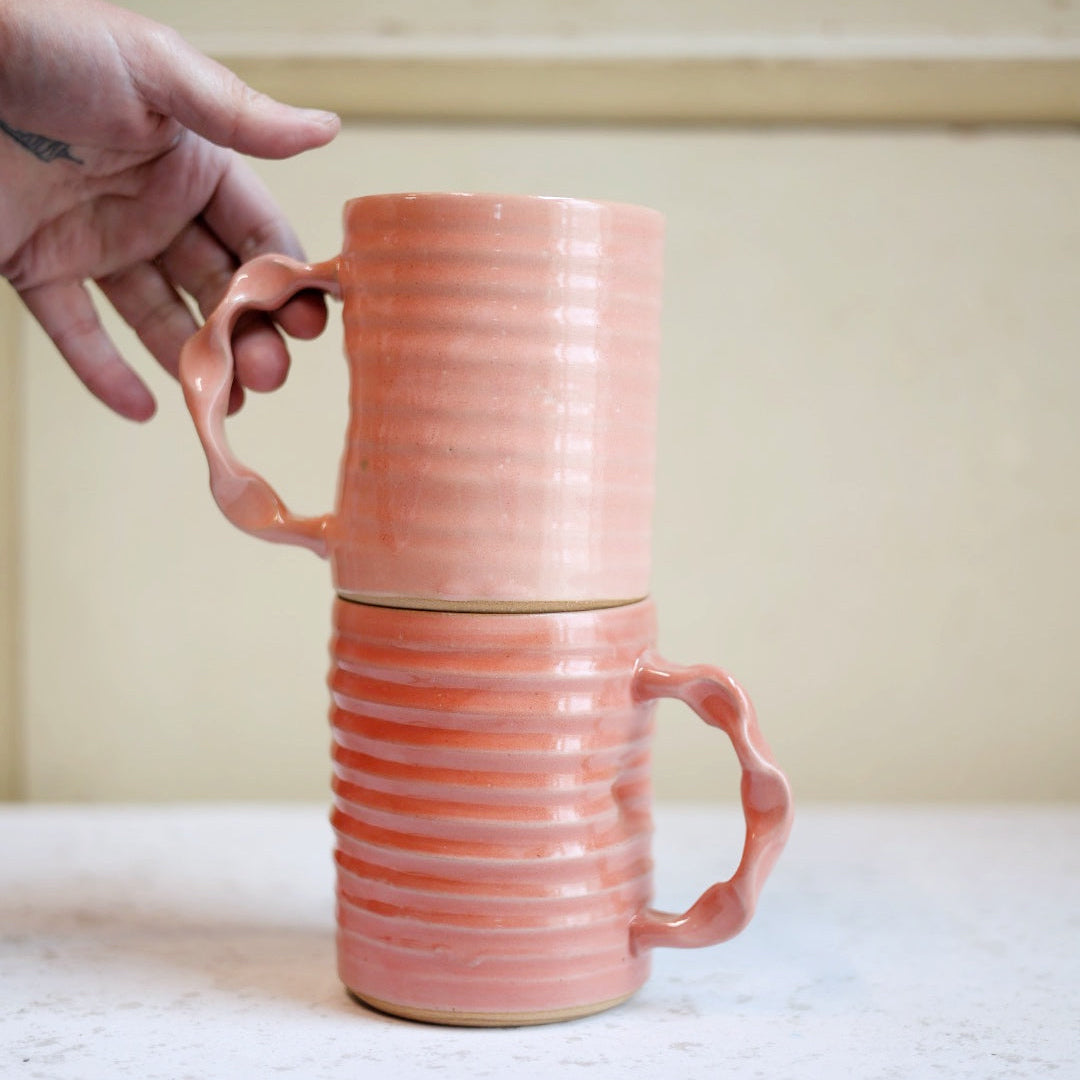The Jumbo Mug - Blush Pink and Terracotta Pink Limited Series
