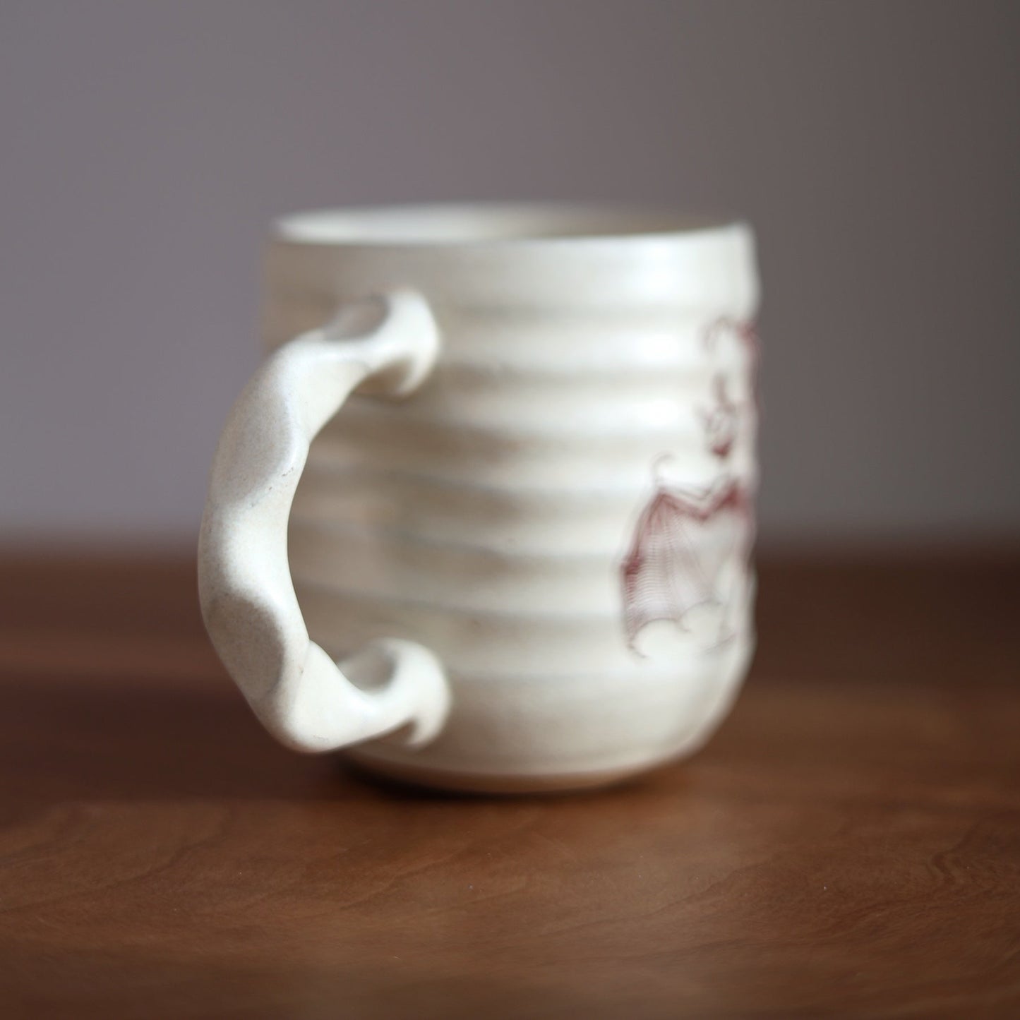 Companion Mug in Cream | Slow Dark Bat