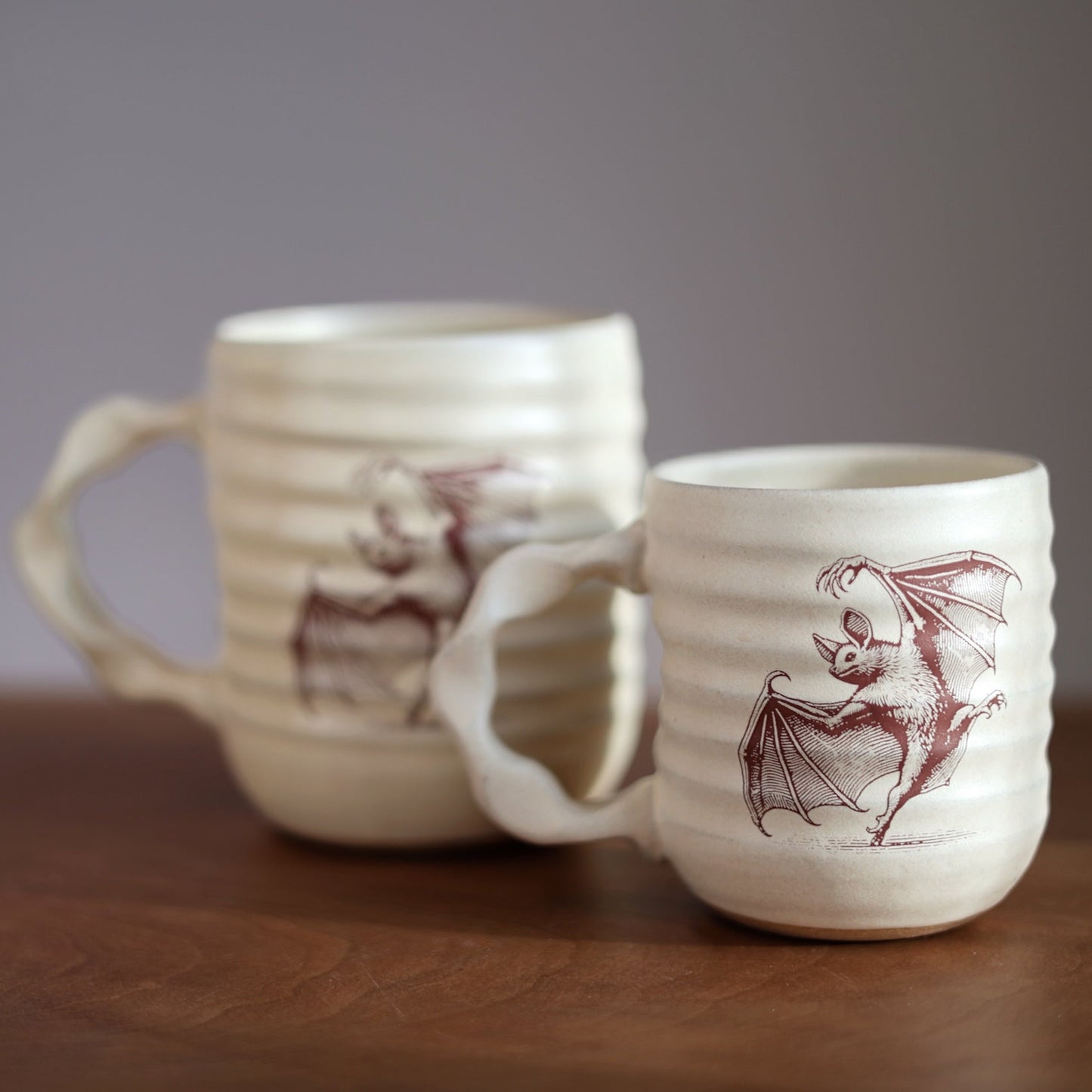 Companion Mug in Cream | Slow Dark Bat