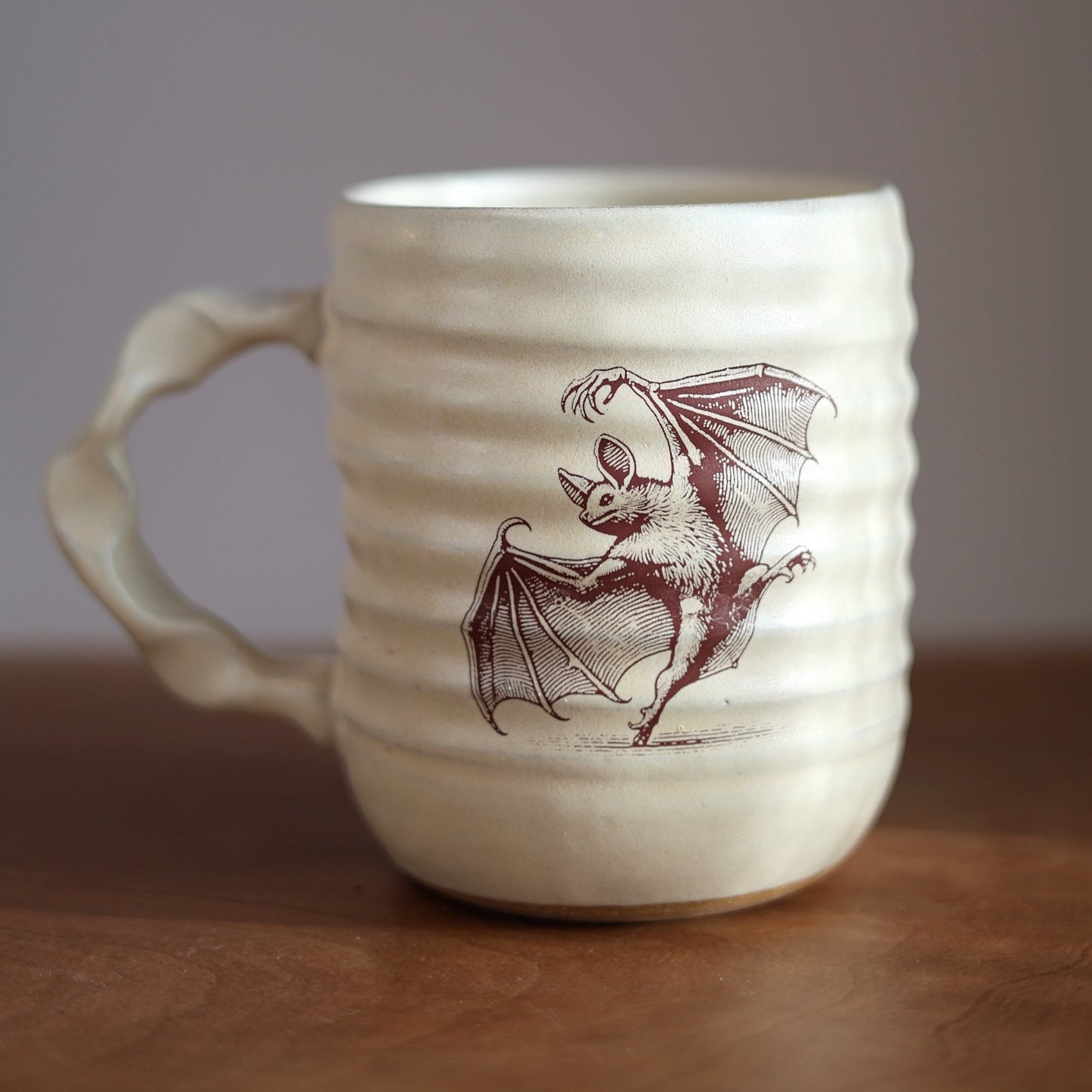 Jumbo Companion Mug in Cream | Slow Dark Bat