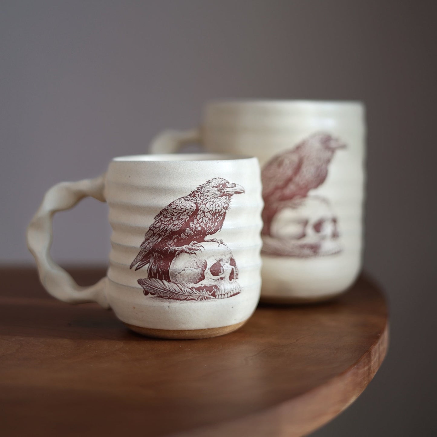 Companion Mug in Cream | Slow Dark Raven