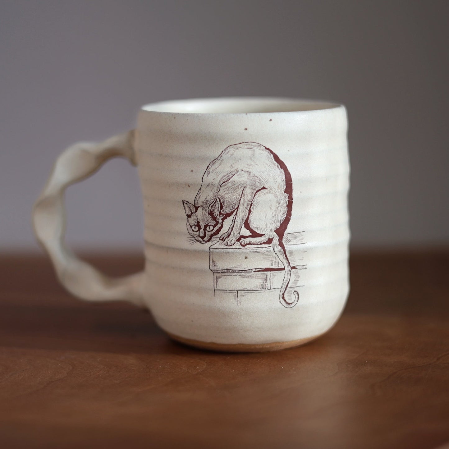 Companion Mug in Cream | Slow Dark Feline