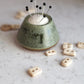 Minimalist Mini Pin Cushion in Moss Green