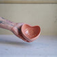 Handmade Large Heart-Shaped Bowl in Blush Pink