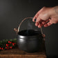 Black Cauldron with Copper Handle
