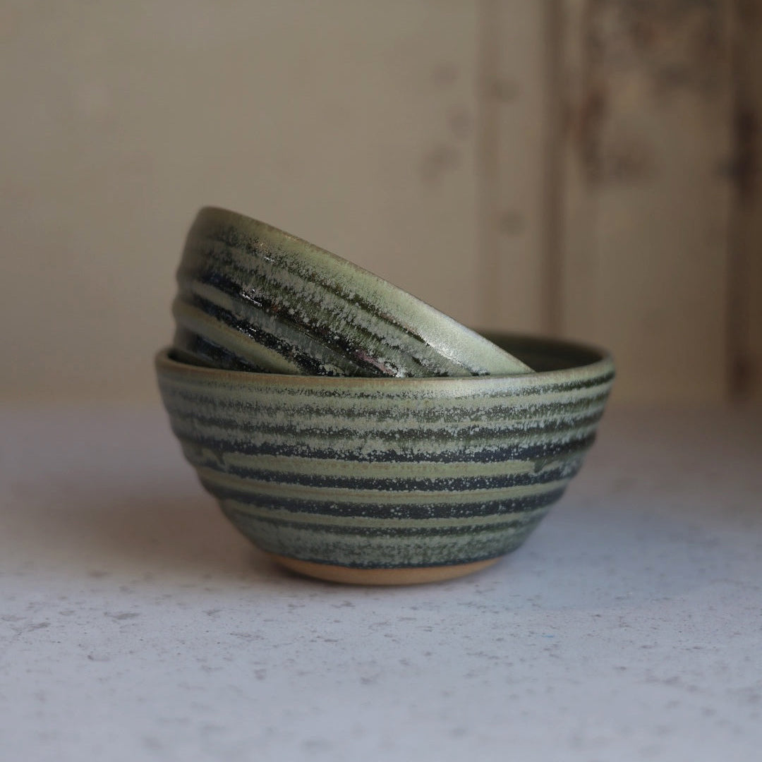 Ice Cream Bowl in Moss Green