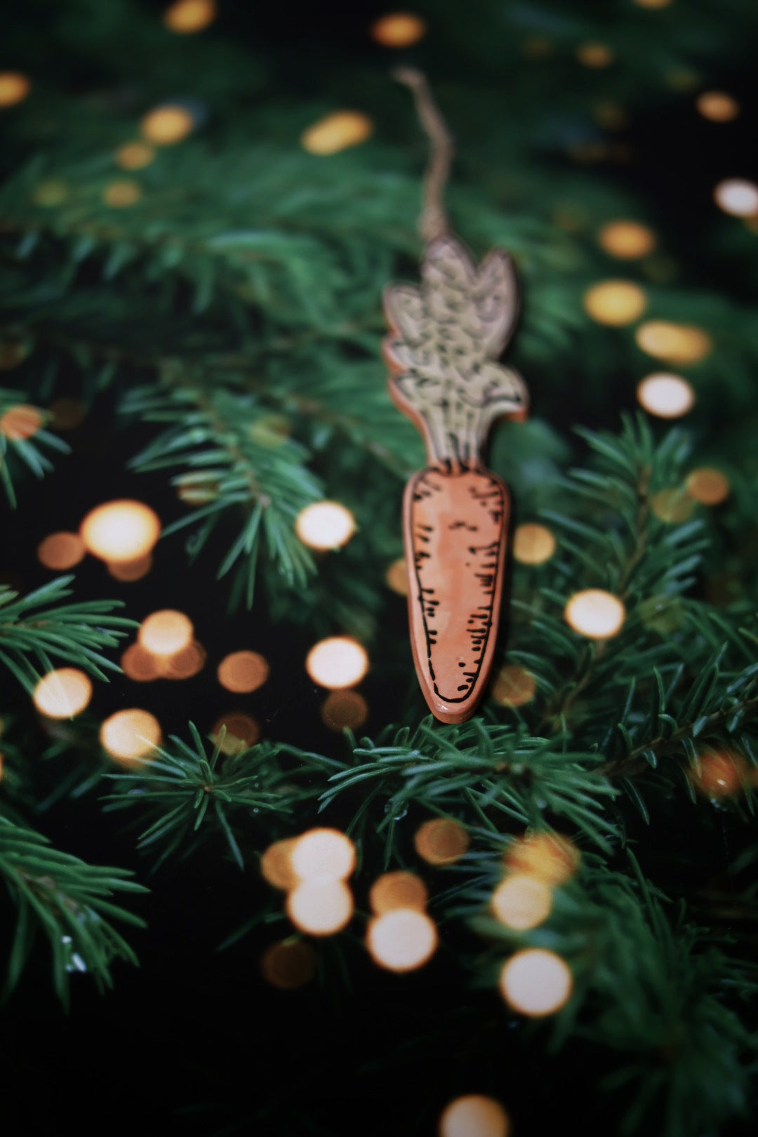 Large Carrot Ornament | Garden Fresh Holiday Decor