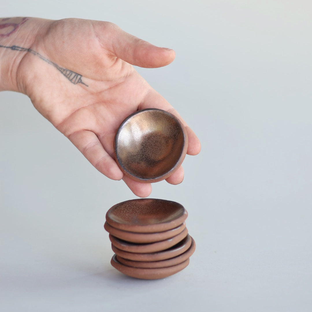 Artist Choice Tiny Dishes in Gold