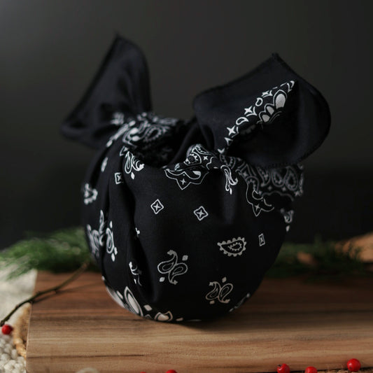 Black Paisley Bandana