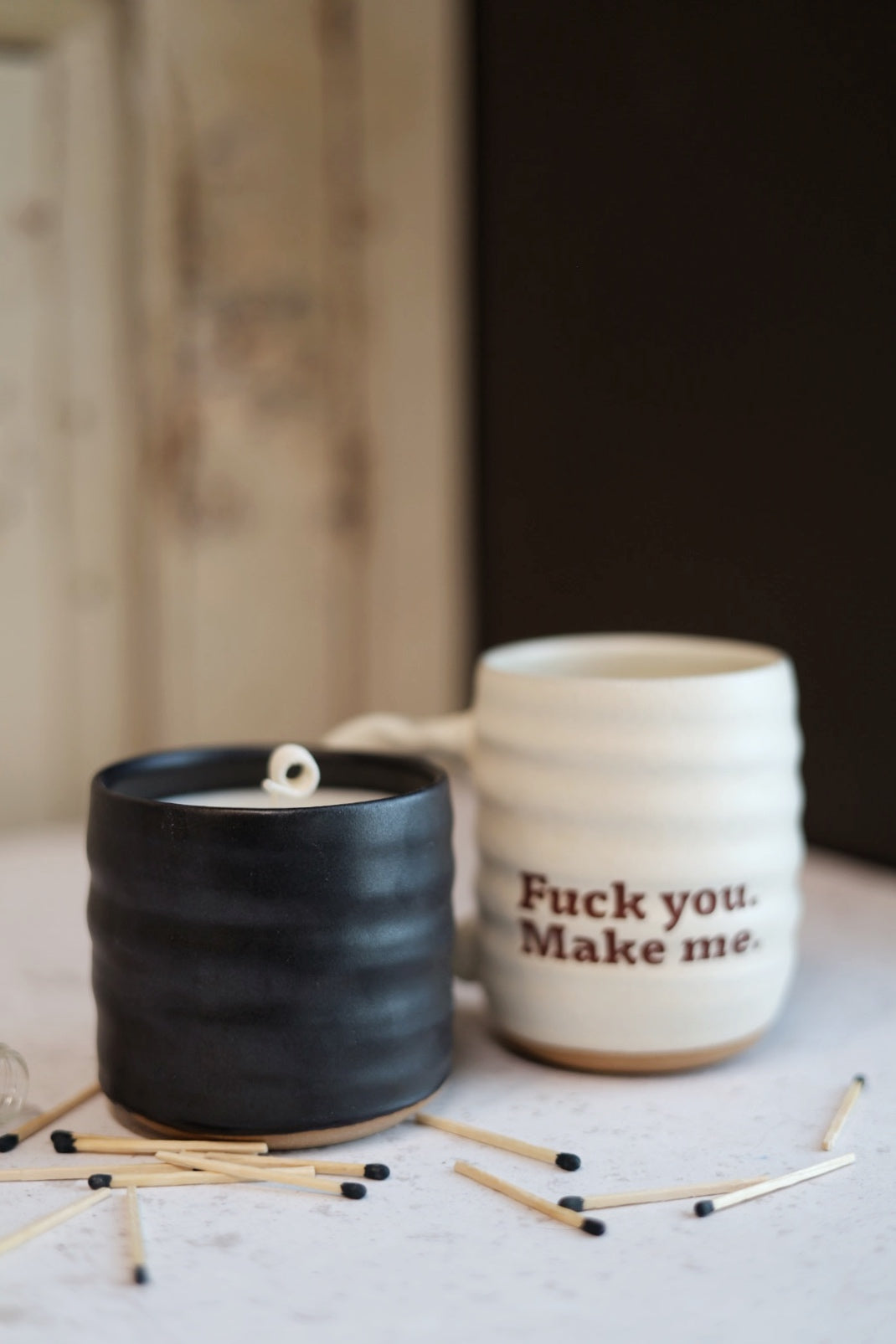 Ungovernable Candle - Black Glaze