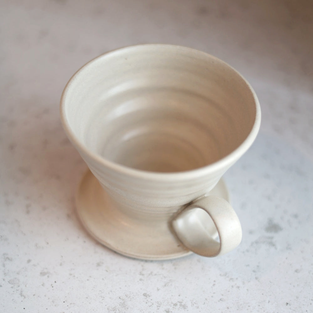 V60 Coffee Dripper - Fully Glazed in 2 Color Options