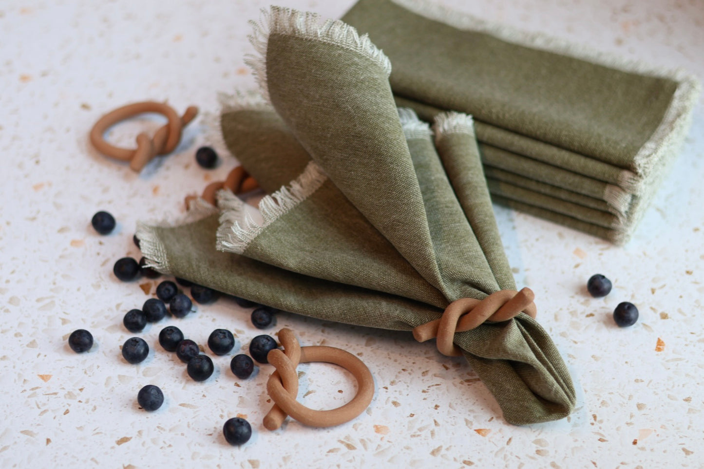 Jade Olive Cloth Napkin