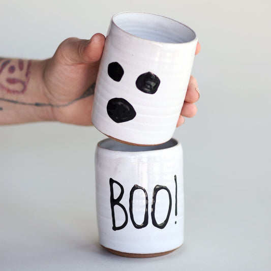 Boo Sippers | White Ghost Tumblers