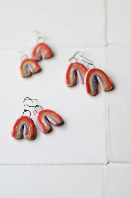 Rainbow Mini Earrings for Pride