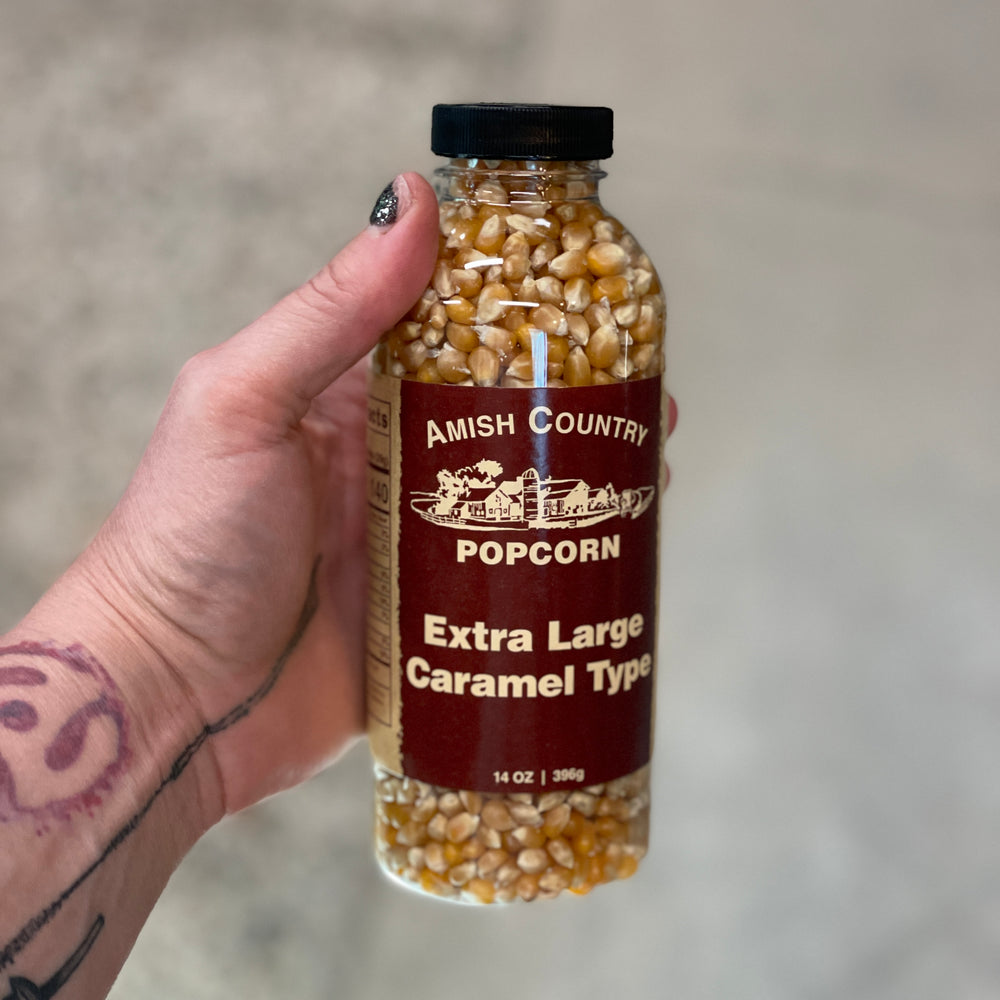 
                  
                    14 oz bottle of XL Caramel Type popcorn
                  
                