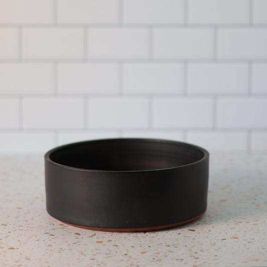 Large Minimalist Bowl in Black