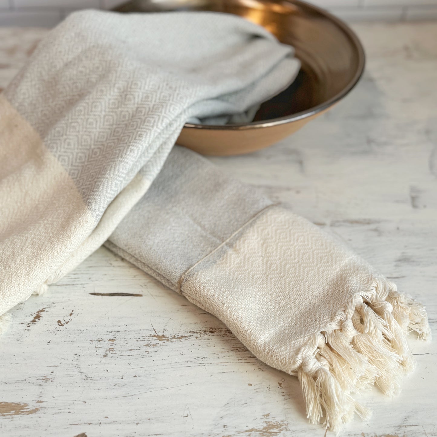 Diamond Turkish Cotton Kitchen Towel