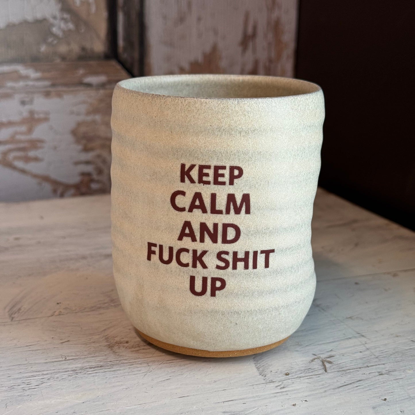 RESIST COLLECTION - Limited Edition Everyday Tumblers in Cream