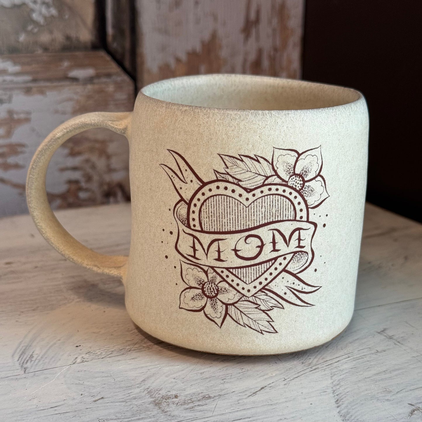 MOM Smooth Mug in Cream