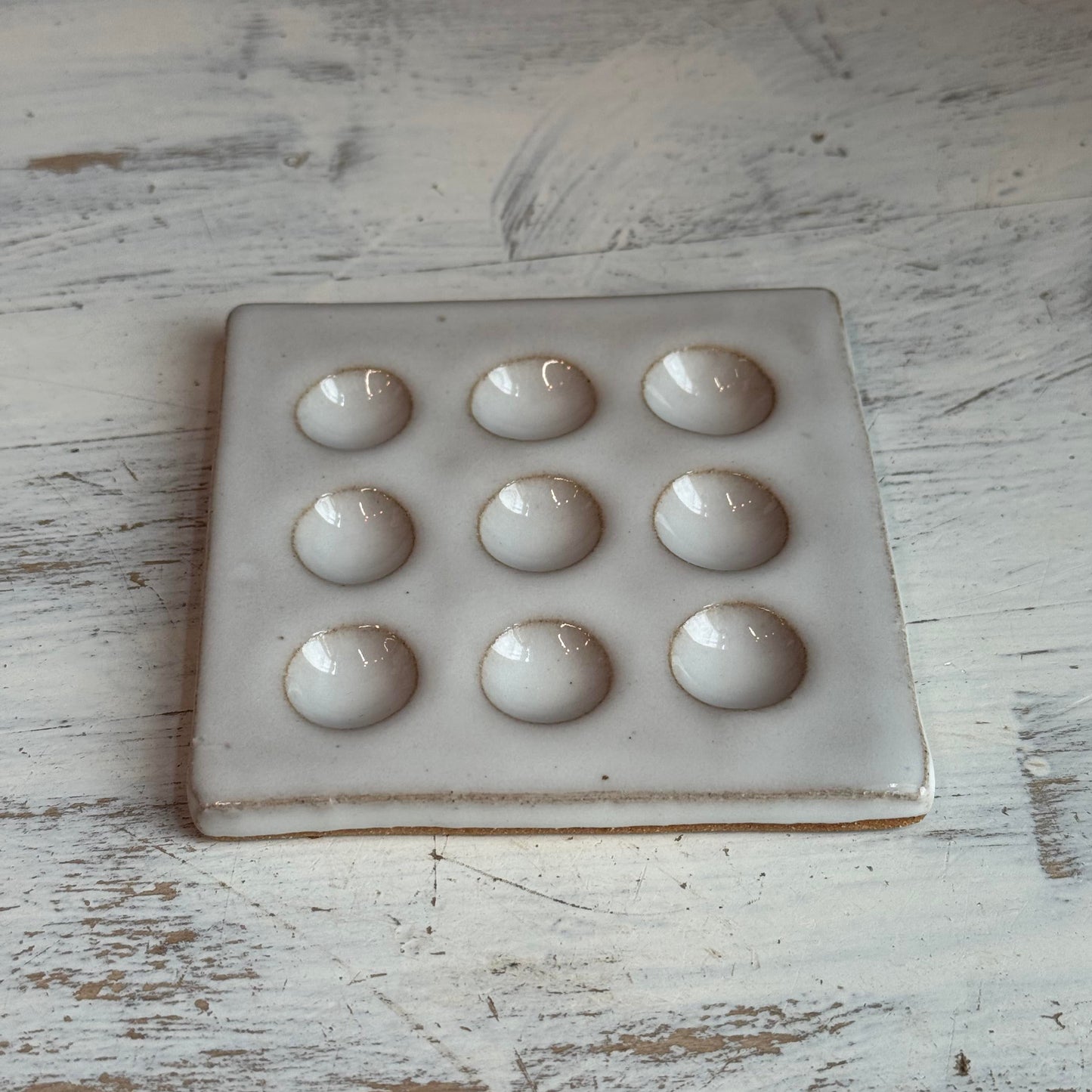 Watercolor Paint Palette in White | 9 Size & Shape Options