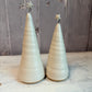 Handmade Ceramic Christmas Tree in Cream - 3 sizes