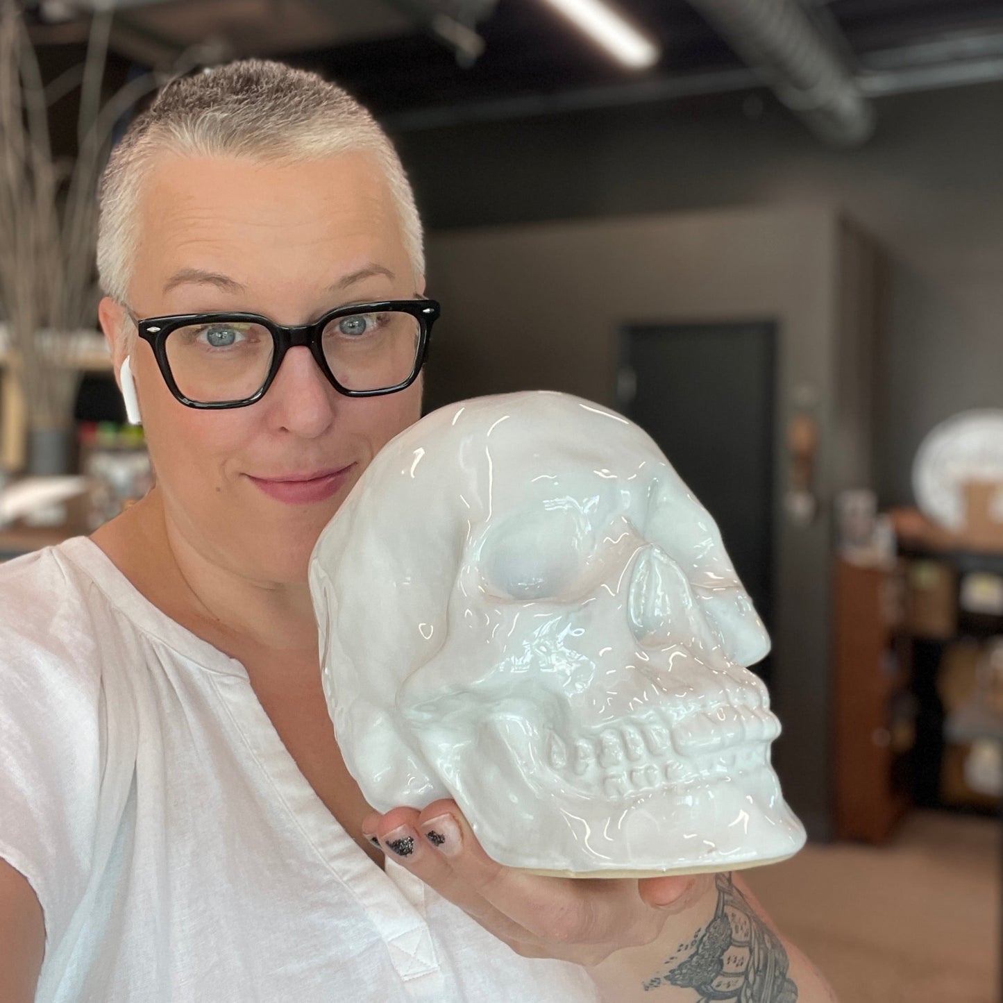 
                  
                    Ceramic Skull - White
                  
                