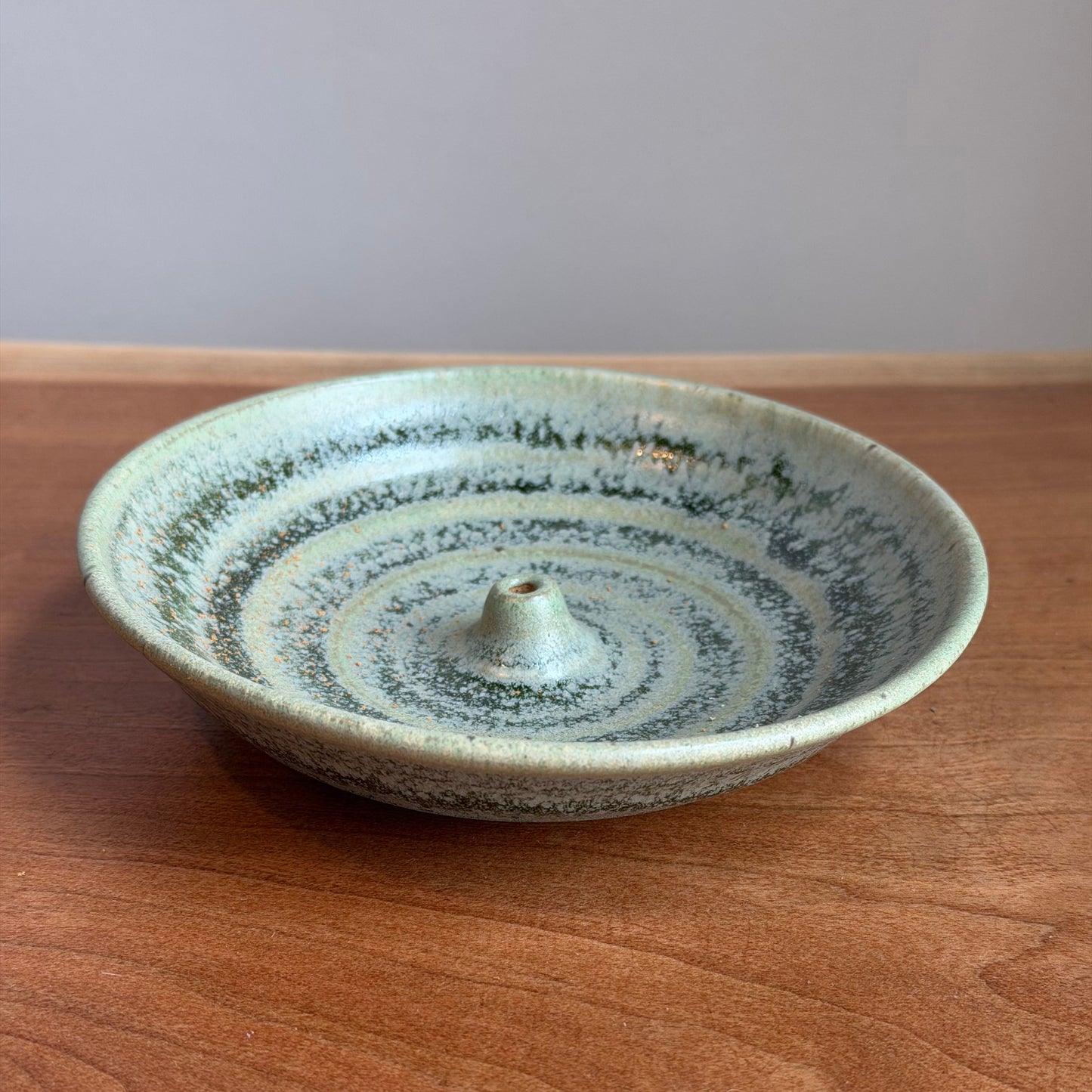Incense Burner in Moss Green