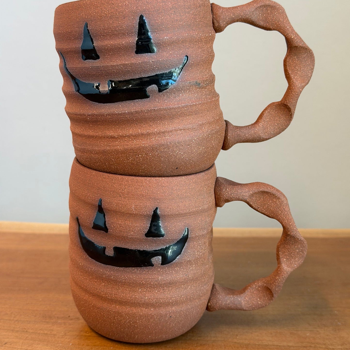 Jack O Lantern Pumpkin LEFTY Companion Mug