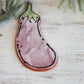 Eggplant Holiday Ornament | Majolica Glaze