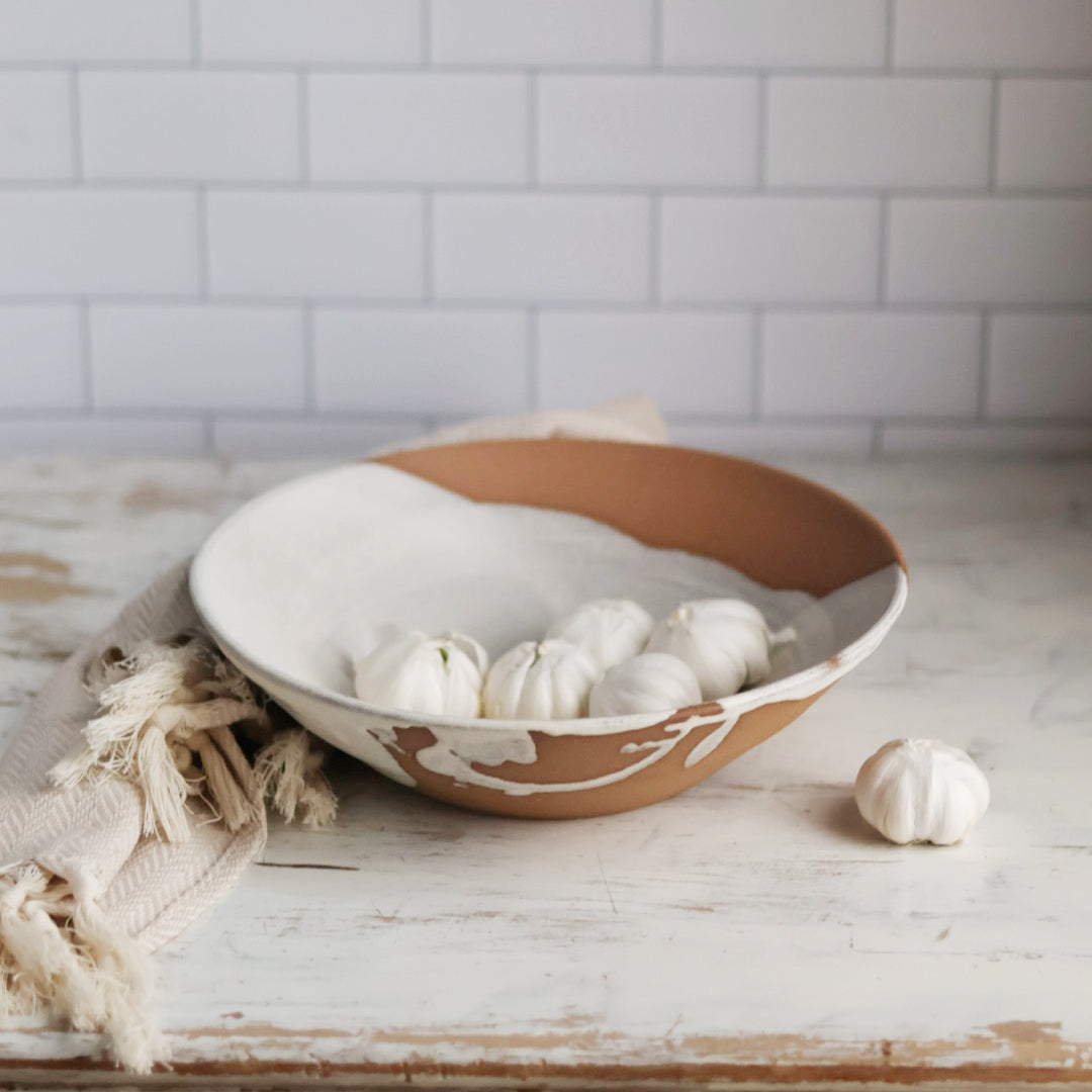 Handmade Ceramic Flow Centerpiece Bowl