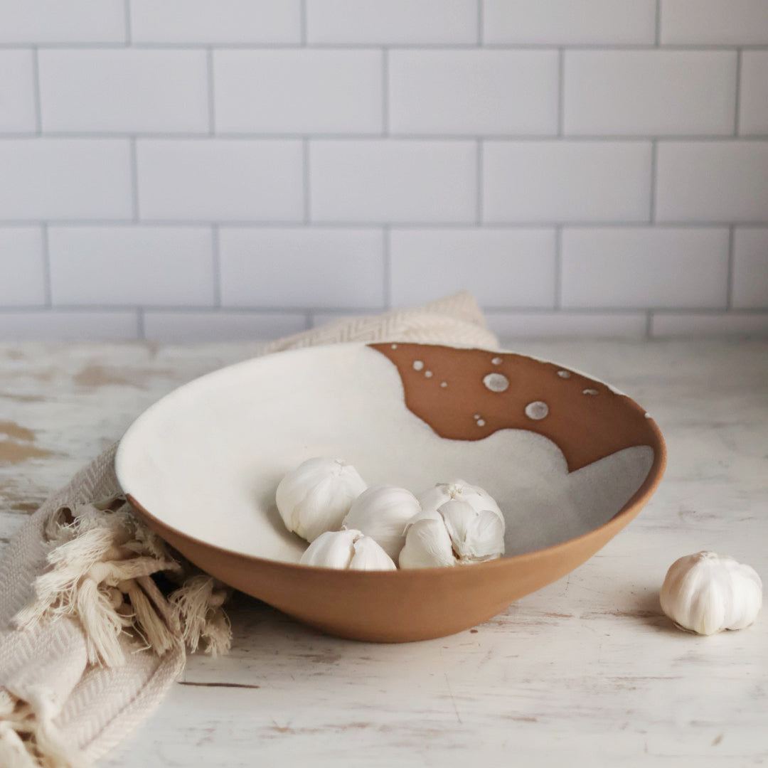 Handmade Ceramic Flow Centerpiece Bowl