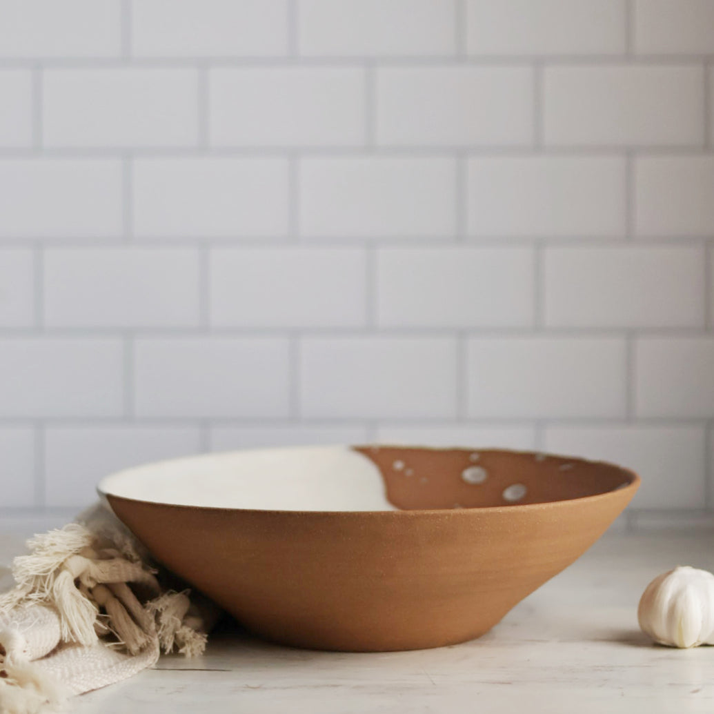 Handmade Ceramic Flow Centerpiece Bowl