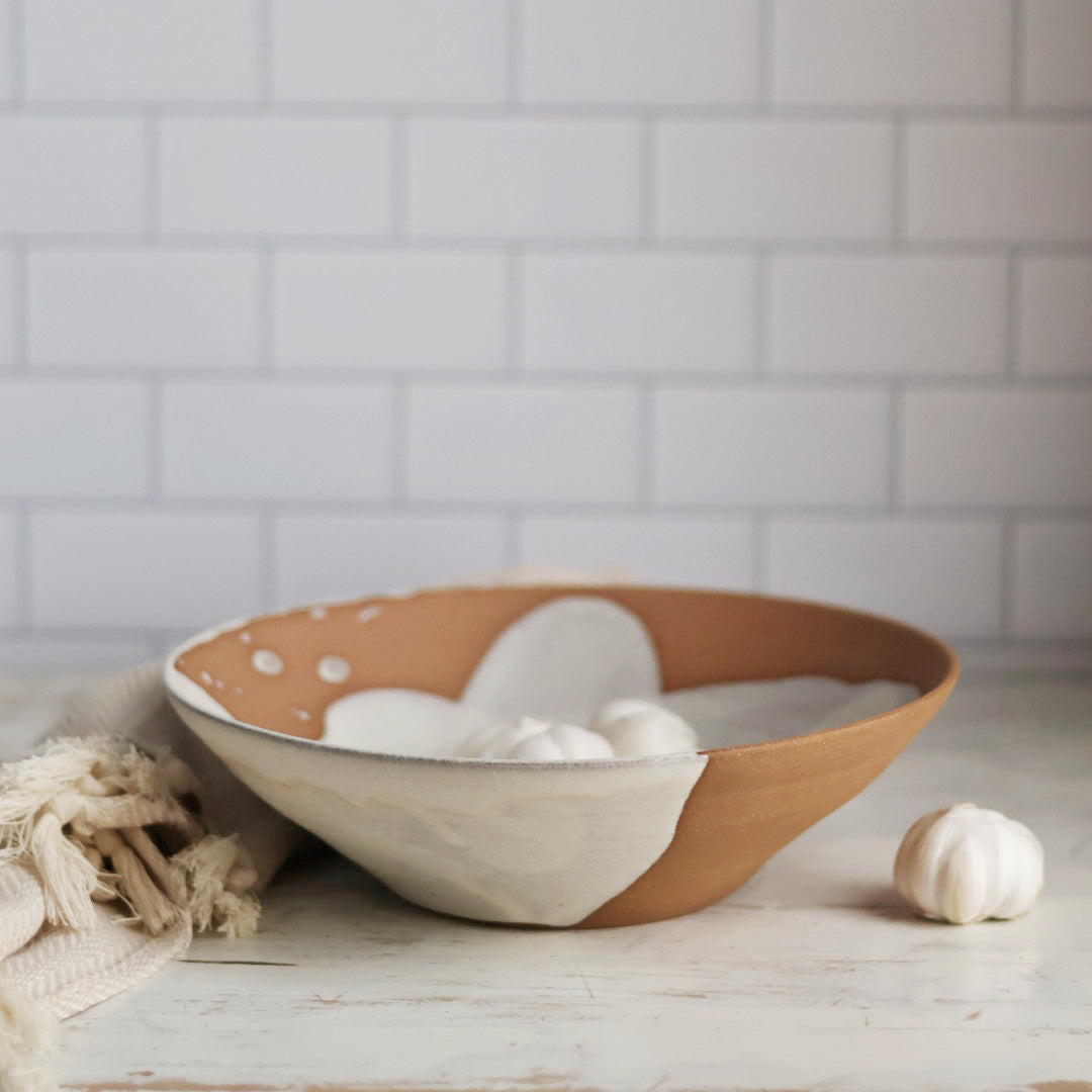 Handmade Ceramic Flow Centerpiece Bowl