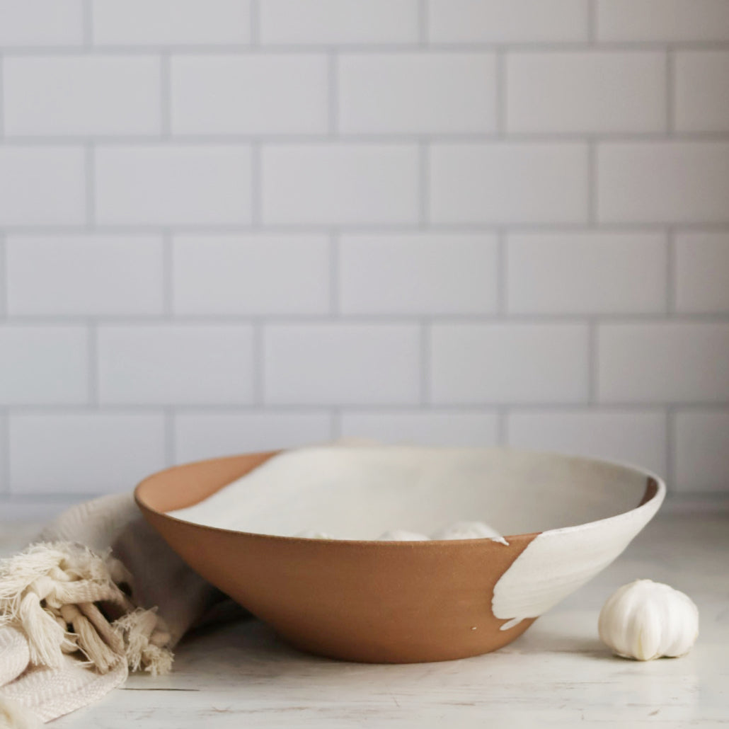 Handmade Ceramic Flow Centerpiece Bowl