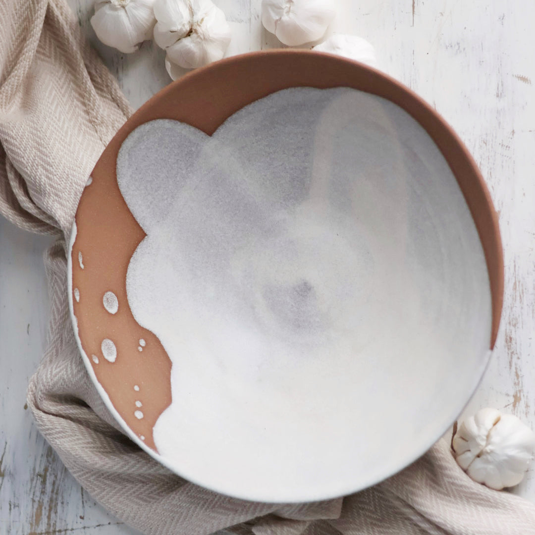 Handmade Ceramic Flow Centerpiece Bowl