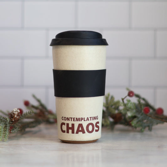 Contemplating Chaos Travel Tumbler