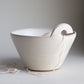 Modern Yarn Bowl in Cream