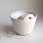 Modern Yarn Bowl in Cream