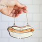 Hot Dog Holiday Ornament | Majolica Glaze