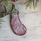 Eggplant Holiday Ornament | Majolica Glaze