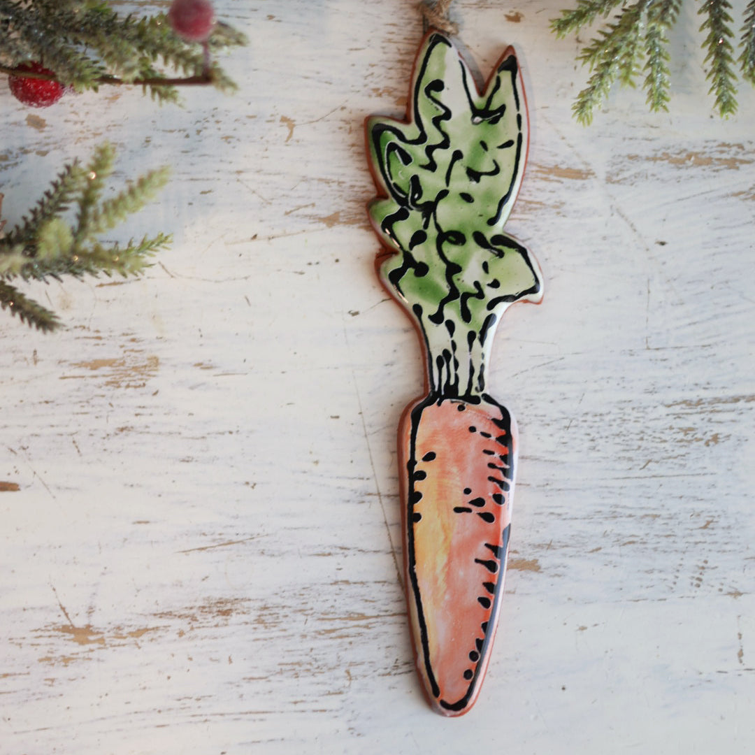 Large Carrot Ornament | Garden Fresh Holiday Decor