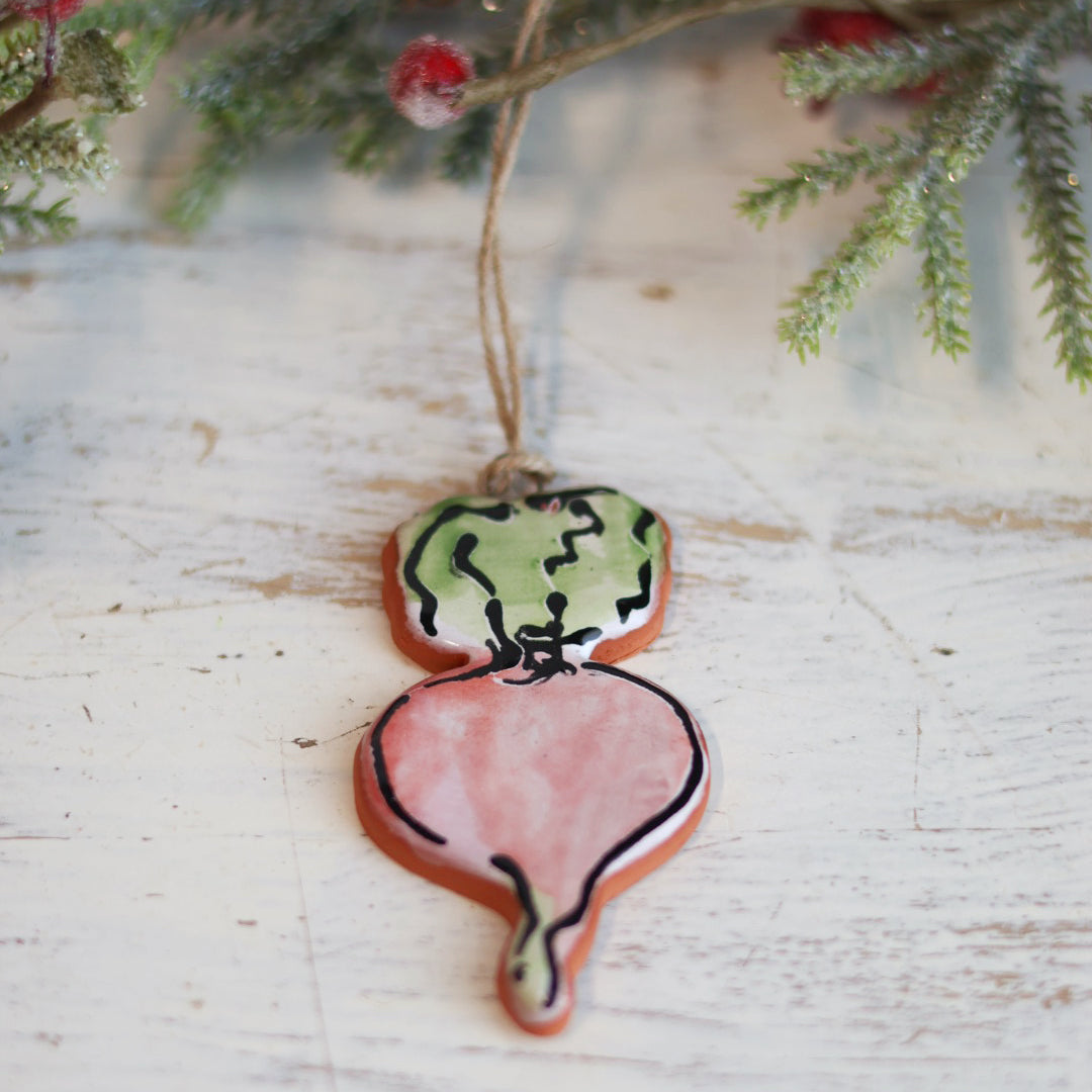 Radish Holiday Ornament | Garden Fresh Holiday Decor