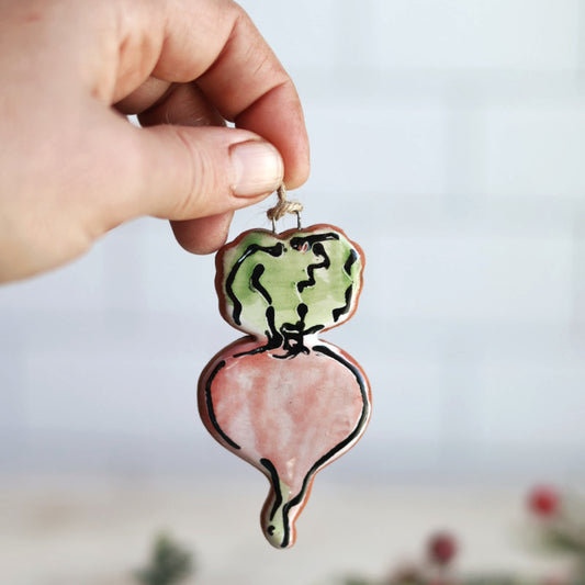 Radish Holiday Ornament | Garden Fresh Holiday Decor