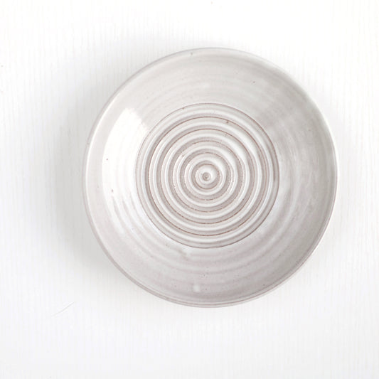 Garlic Plate in White