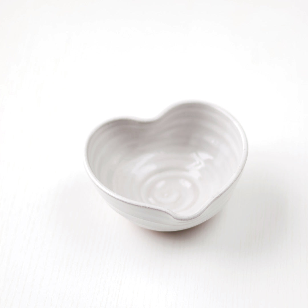 Heart Bowl in White | Large