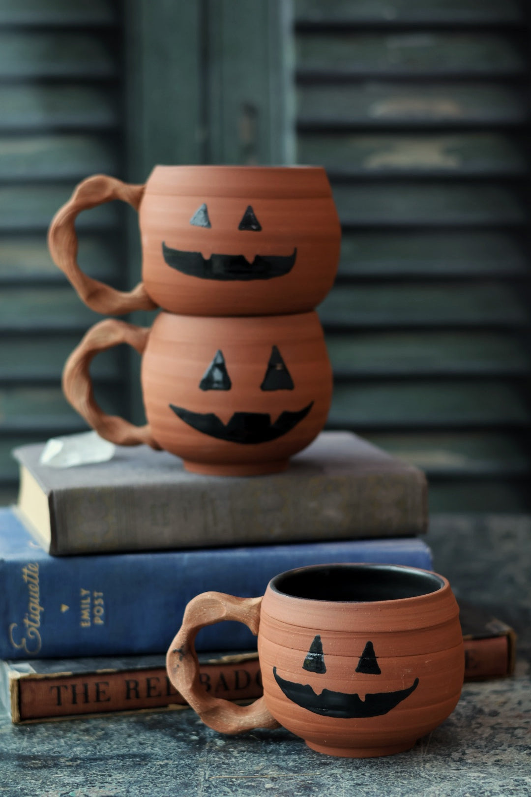 Jack O Lantern Pumpkin Mug | Handmade for Halloween