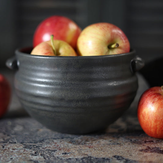 Black XL Cauldron Bowl | Slow Dark