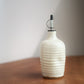 Olive Oil Cruet in Cream